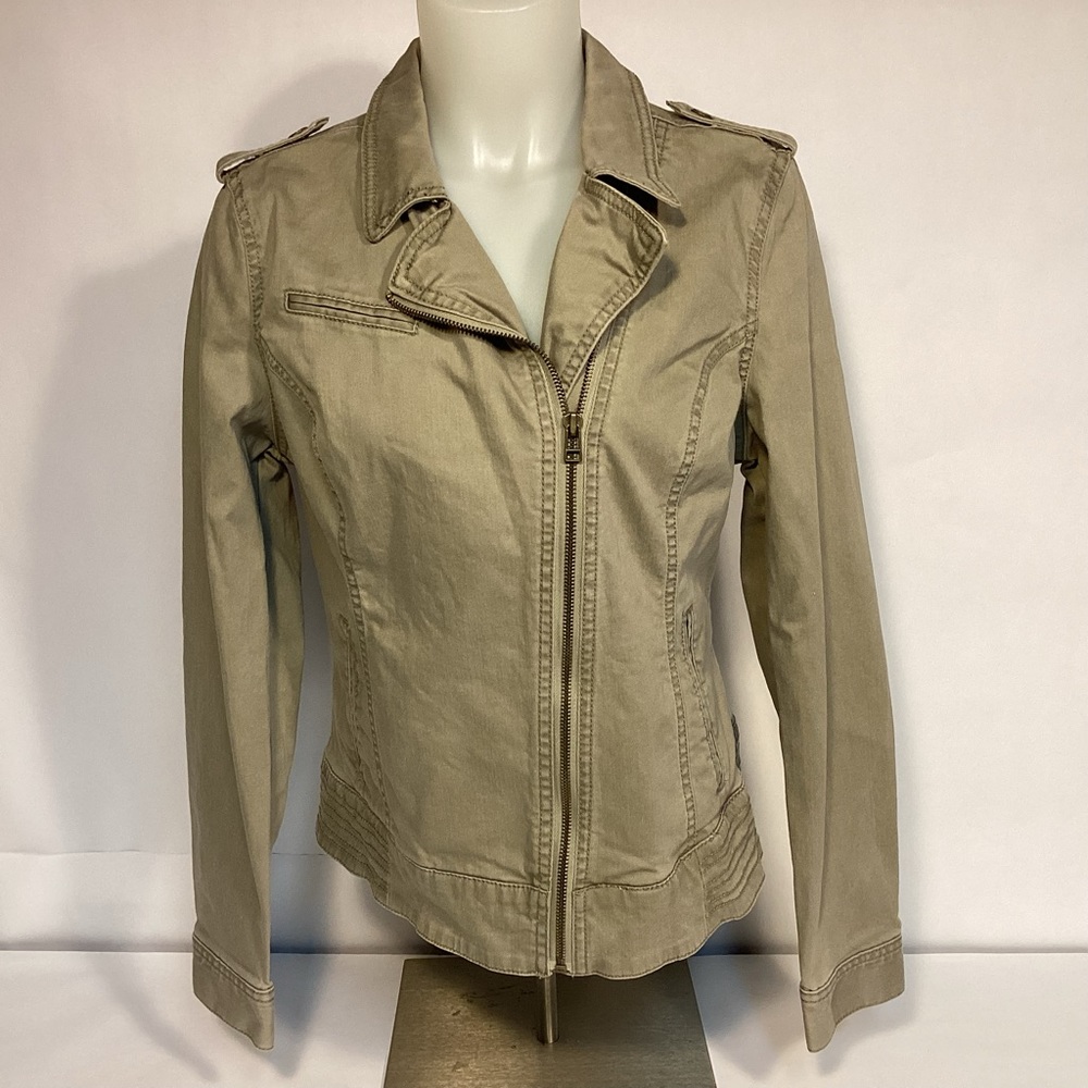 Ruff Hewn Womens cross body zip cotton jacket size medium